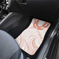 Aloha Lei Onaona Car Mats Red Hawaiian Tribal Pattern