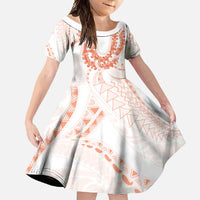 Aloha Lei Onaona Family Matching Mermaid Dress and Hawaiian Shirt Red Hawaiian Tribal Pattern
