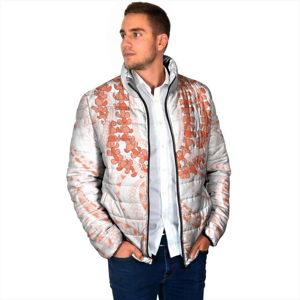 Aloha Lei Onaona Padded Jacket Red Hawaiian Tribal Pattern - Polynesian Pride