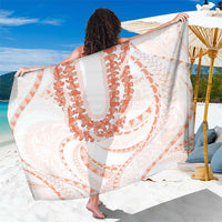 Aloha Lei Onaona Sarong Red Hawaiian Tribal Pattern