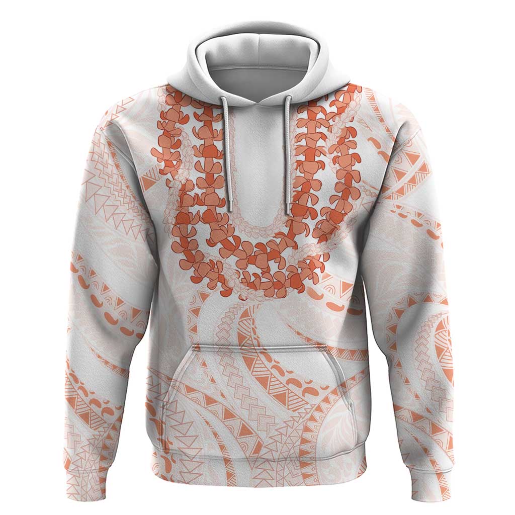 Aloha Lei Onaona Zip Hoodie Red Hawaiian Tribal Pattern LT9 Pullover Hoodie Red - Polynesian Pride