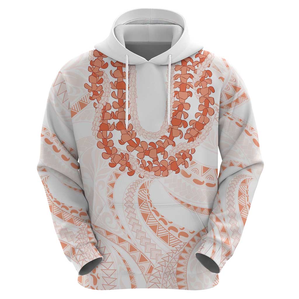 Aloha Lei Onaona Zip Hoodie Red Hawaiian Tribal Pattern LT9 - Polynesian Pride