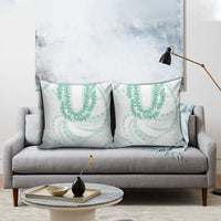 Aloha Lei Onaona Pillow Cover Sage Green Hawaiian Tribal Pattern - Polynesian Pride