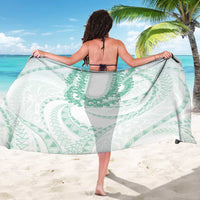 Aloha Lei Onaona Sarong Sage Green Hawaiian Tribal Pattern