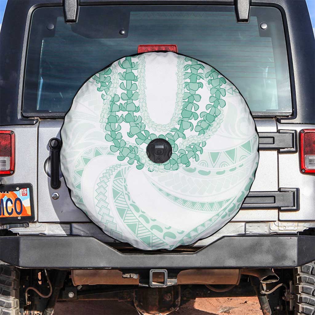 Aloha Lei Onaona Spare Tire Cover Sage Green Hawaiian Tribal Pattern
