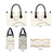 Aloha Lei Mikioi Leather Bag Beige Polynesian Tribal Tatau Pattern - Polynesian Pride