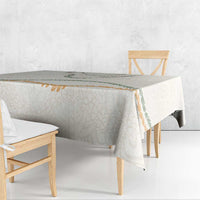 Aloha Lei Mikioi Tablecloth Beige Polynesian Tribal Tatau Pattern LT9 - Polynesian Pride