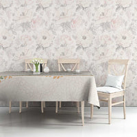 Aloha Lei Mikioi Tablecloth Beige Polynesian Tribal Tatau Pattern LT9 - Polynesian Pride