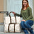 Aloha Lei Mikioi Travel Bag Beige Polynesian Tribal Tatau Pattern - Polynesian Pride
