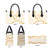 Aloha Lei Mikioi Leather Bag Gold Polynesian Tribal Tatau Pattern - Polynesian Pride