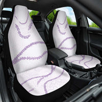 Aloha Lei Mikioi Car Seat Cover Purple Polynesian Tribal Tatau Pattern