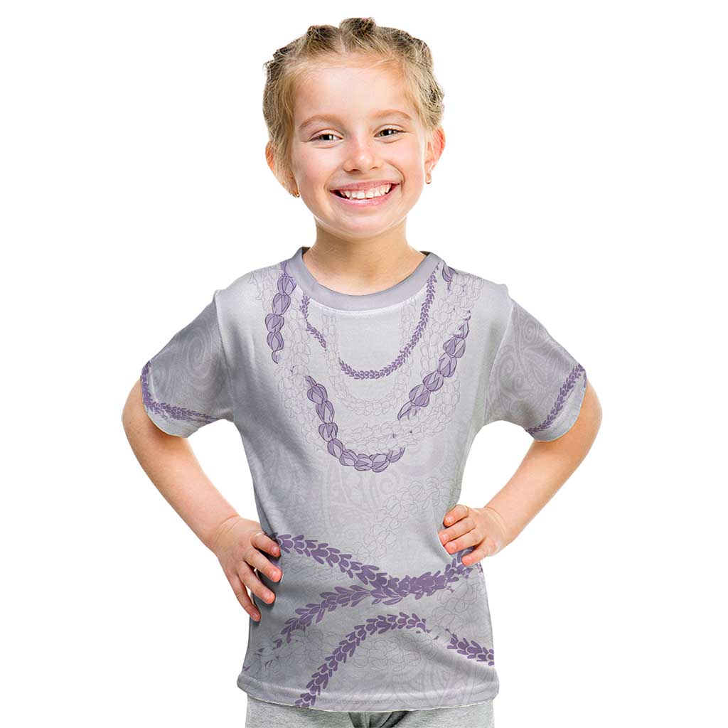 Aloha Lei Mikioi Kid T Shirt Purple Polynesian Tribal Tatau Pattern LT9 Purple - Polynesian Pride