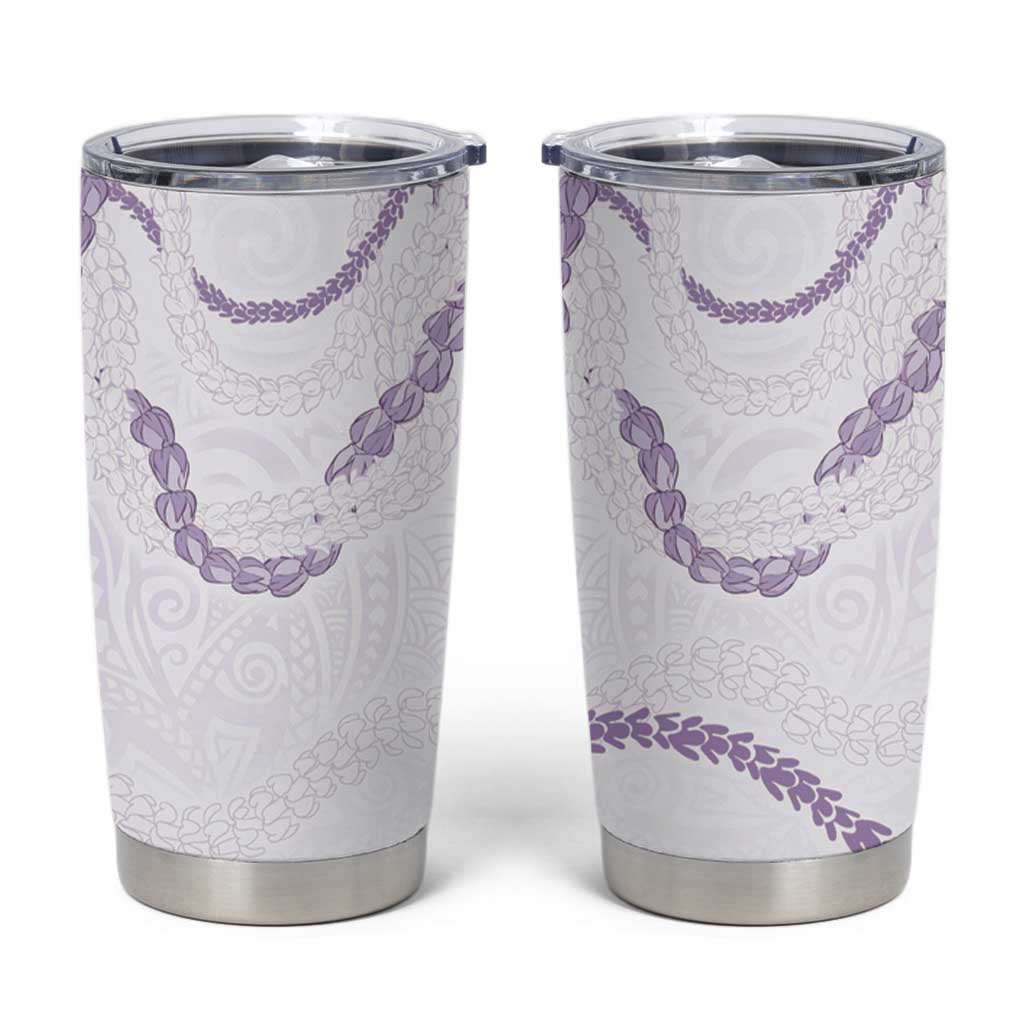 Aloha Lei Mikioi Tumbler Cup Purple Polynesian Tribal Tatau Pattern LT9 Purple - Polynesian Pride