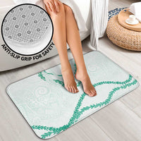 Aloha Lei Mikioi Bathroom Set Sage Green Polynesian Tribal Tatau Pattern - Polynesian Pride