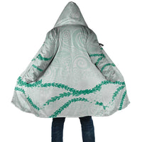 Aloha Lei Mikioi Cloak Sage Green Polynesian Tribal Tatau Pattern - Polynesian Pride