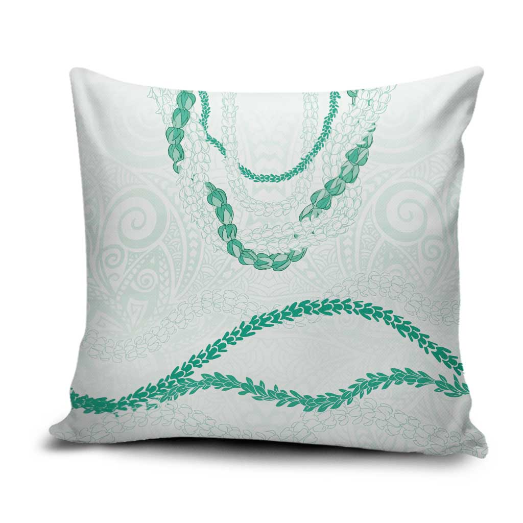 Aloha Lei Mikioi Pillow Cover Sage Green Polynesian Tribal Tatau Pattern - Polynesian Pride