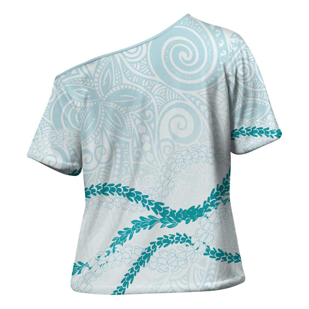Aloha Lei Mikioi Cross Shoulder Shirt Aloha Lei Mikioi LT9 - Polynesian Pride