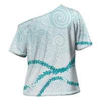 Aloha Lei Mikioi Cross Shoulder Shirt Aloha Lei Mikioi LT9 - Polynesian Pride