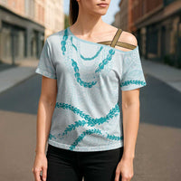 Aloha Lei Mikioi Cross Shoulder Shirt Aloha Lei Mikioi LT9 - Polynesian Pride