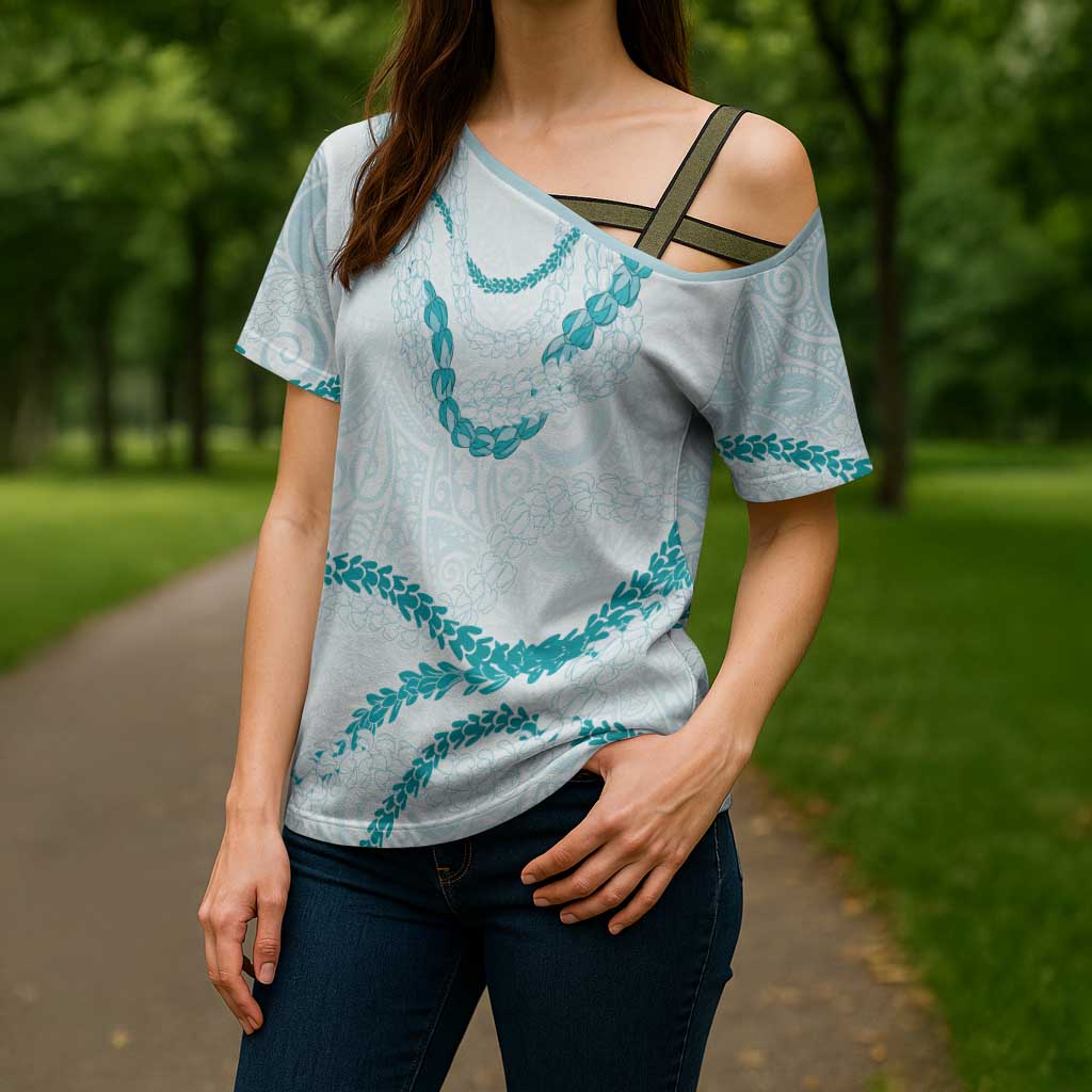 Aloha Lei Mikioi Cross Shoulder Shirt Aloha Lei Mikioi LT9 - Polynesian Pride