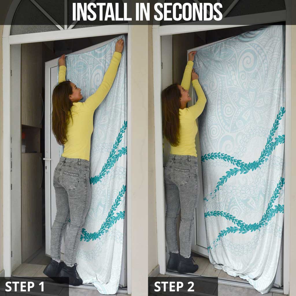 Aloha Lei Mikioi Door Cover Aloha Lei Mikioi - Polynesian Pride