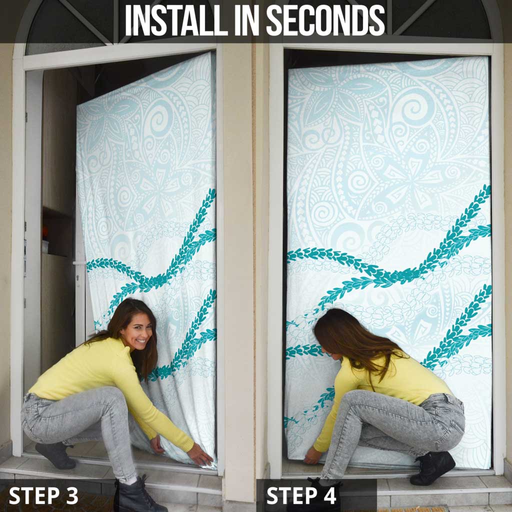 Aloha Lei Mikioi Door Cover Aloha Lei Mikioi - Polynesian Pride