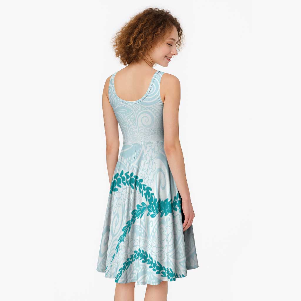 Aloha Lei Mikioi Midi Dress Aloha Lei Mikioi LT9 - Polynesian Pride