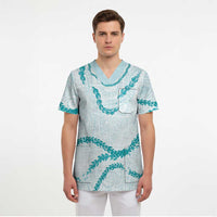 Aloha Lei Mikioi Scrub Top Aloha Lei Mikioi - Polynesian Pride
