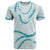 Aloha Lei Mikioi T Shirt Teal Polynesian Tribal Tatau Pattern