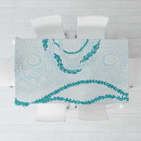 Aloha Lei Mikioi Tablecloth Teal Polynesian Tribal Tatau Pattern LT9 Teal - Polynesian Pride