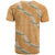 Aloha Pakalana and Puakenikeni Lei T Shirt Gold Hawaiian Pattern