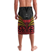 Custom Papua New Guinea Cricket Lavalava PNG Emblem Mix Polyneisan Pattern