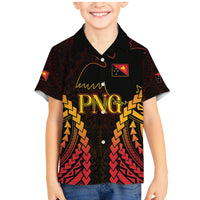 Custom Papua New Guinea Cricket Family Matching Mermaid Dress and Hawaiian Shirt Go Barramundis