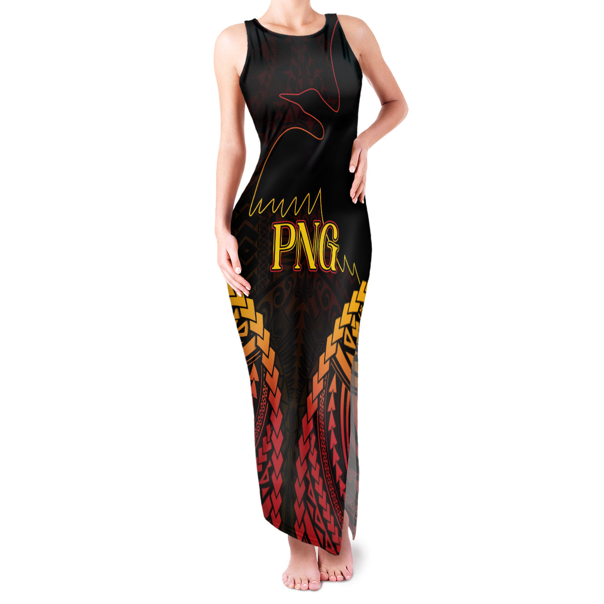 Custom Papua New Guinea Cricket Family Matching Tank Maxi Dress and Hawaiian Shirt Go Barramundis