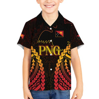 Custom Papua New Guinea Cricket Family Matching Tank Maxi Dress and Hawaiian Shirt Go Barramundis