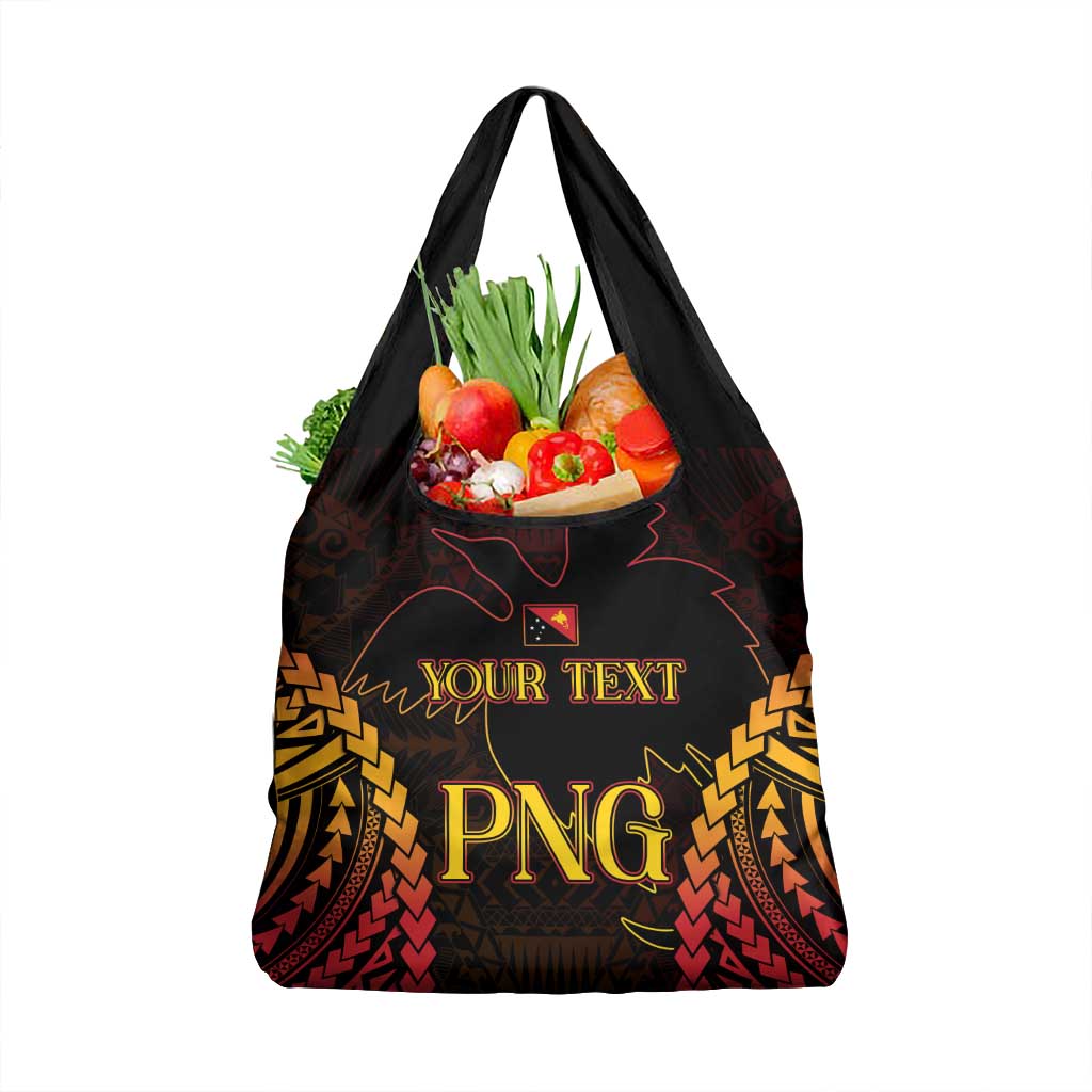 Custom Papua New Guinea Cricket Grocery Bag Go Barramundis