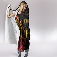Custom Papua New Guinea Cricket Hooded Blanket Go Barramundis