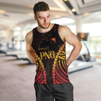 Custom Papua New Guinea Cricket Men Tank Top Go Barramundis