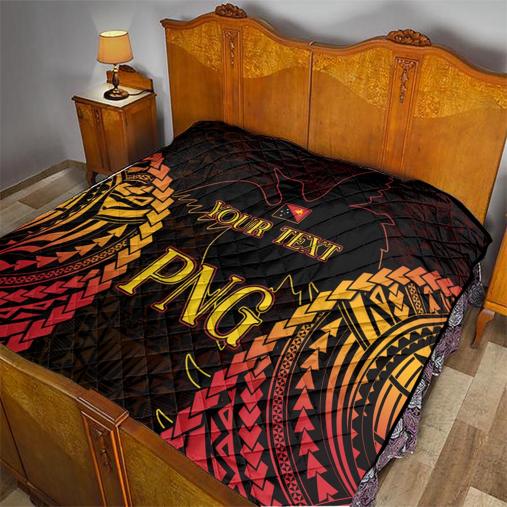 Custom Papua New Guinea Cricket Quilt Go Barramundis