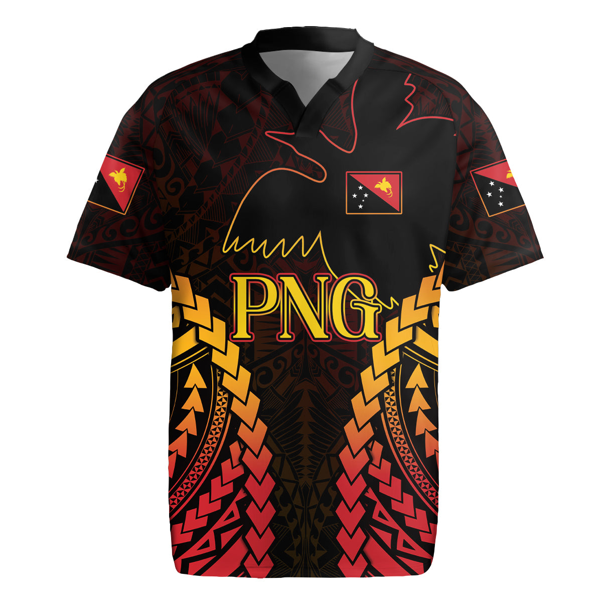 Custom Papua New Guinea Cricket Rugby Jersey Go Barramundis