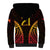 Custom Papua New Guinea Cricket Sherpa Hoodie Go Barramundis