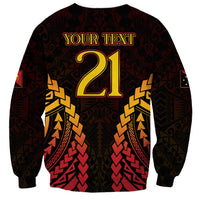 Custom Papua New Guinea Cricket Sweatshirt Go Barramundis