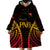 Custom Papua New Guinea Cricket Wearable Blanket Hoodie Go Barramundis