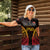 Custom Papua New Guinea Cricket Women Polo Shirt Go Barramundis