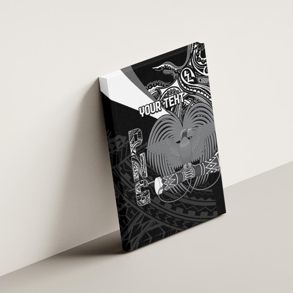 Custom Papua New Guinea Cricket Canvas Wall Art Tribal Bird of Paradise Tattoo