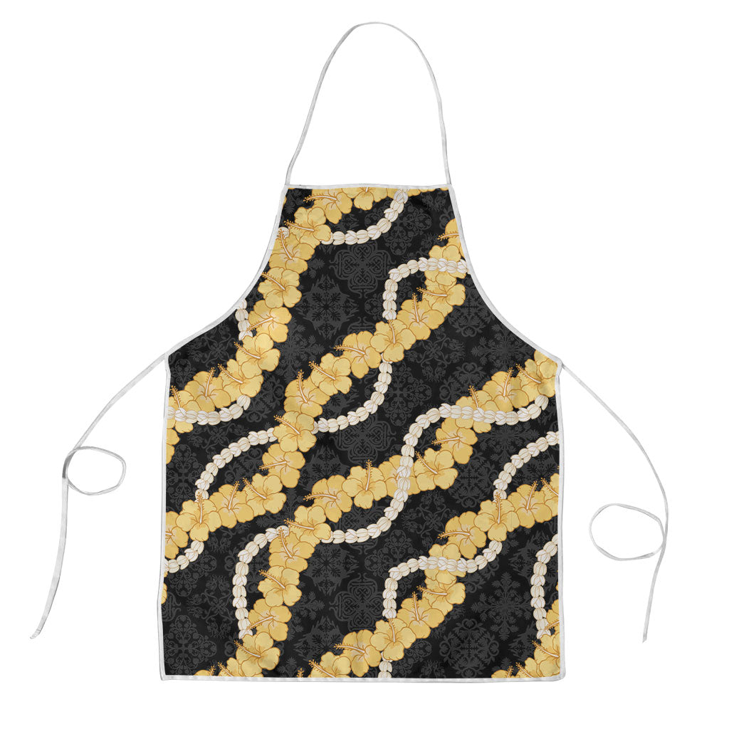 Aloha Melemele Hibiscus Pikake Lei Apron Hawaiian Quilt Pattern