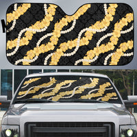 Aloha Melemele Hibiscus Pikake Lei Auto Sun Shade Hawaiian Quilt Pattern