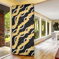 Aloha Melemele Hibiscus Pikake Lei Door Cover Hawaiian Quilt Pattern