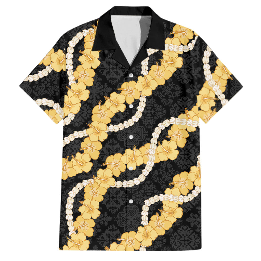 Aloha Melemele Hibiscus Pikake Lei Family Matching Mermaid Dress and Hawaiian Shirt Hawaiian Quilt Pattern