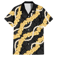 Aloha Melemele Hibiscus Pikake Lei Family Matching Off Shoulder Maxi Dress and Hawaiian Shirt Hawaiian Quilt Pattern